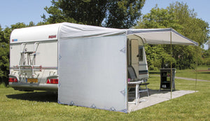 NNEDSZ Top Caravan Privacy Screen Sun Shade End Wall Roll Out Awning Side Extension
