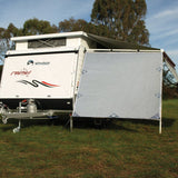 NNEDSZ Top Caravan Privacy Screen Sun Shade End Wall Roll Out Awning Side Extension