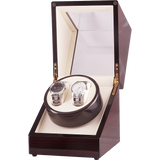 NNEDSZ Automatic Dual Watch Winder Wood Display Box Case Motor Rotation Storage