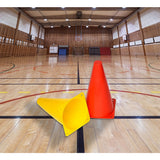 NNEDSZ 230mm Training Cones Set Witches Hat Football Soccer Rugby Traffic