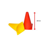 NNEDSZ 230mm Training Cones Set Witches Hat Football Soccer Rugby Traffic