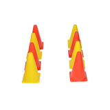 NNEDSZ 230mm Training Cones Set Witches Hat Football Soccer Rugby Traffic