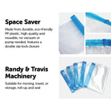 NNEDSZ Travel Space Saver Saving Hand Roll Up Roller Seal No Vacuum Storage Bag x 20