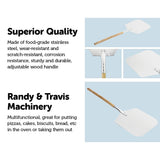 NNEDSZ 130cm Pizza Oven Peel Paddle Long Wood Handle