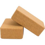 NNEDSZ 2x ECO-Friendly Cork Yoga Block Organic Yoga Prop Accessory Exercise Brick