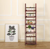NNEDSZ Tier Wooden Ladder Shelf Stand Storage Book Shelves Shelving Display Rack