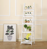 NNEDSZ Tier Wooden Ladder Shelf Stand Storage Book Shelves Shelving Display Rack