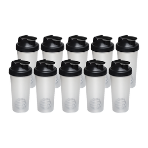 NNEDSZ 10x 700ml GYM Protein Supplement Drink Blender Mixer Shaker Shake Ball Bottle