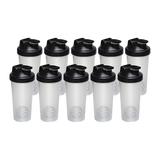 NNEDSZ 10x 700ml GYM Protein Supplement Drink Blender Mixer Shaker Shake Ball Bottle