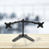NNEDSZ Dual Screen Monitor Stand TV Bracket Computer Display Desk Mount Holder