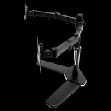 NNEDSZ Dual Screen Monitor Stand TV Bracket Computer Display Desk Mount Holder
