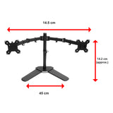 NNEDSZ Dual Screen Monitor Stand TV Bracket Computer Display Desk Mount Holder