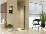 NNEDSZ Semi Frameless Shower Screen (74~82) x 195cm Australian Safety Glass