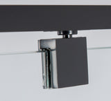 NNEDSZ Semi Frameless Shower Screen (82~90) x 195cm Australian Safety Glass
