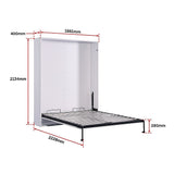 NNEDSZ Palermo Queen Size Wall Bed Diamond Edition