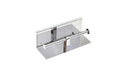 NNEDSZ Steel Double Toilet Paper Holder Towel Roll Tissue Rack Storage Shelf