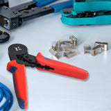 NNEDSZ Bootlace Ferrule Crimper kit 0.25-10mm2 Cord End Ratchet Crimping Tool