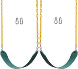 NNEDSZ Pack Swings Seats Heavy Duty 66 Chain Plastic Coated Playground Swing