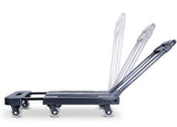 NNEDSZ Hand Flatbed Trolley Cart 6 x 360 Degree Rotating Wheels with Maximum Load 200Kg