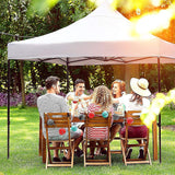 NNEDSZ 3x3m Easy Pop up Canopy Tent 420D Waterproof UV-Treated Cover Commercial Quality