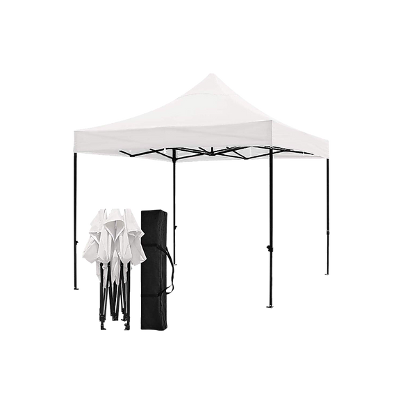 NNEDSZ 3x3m Easy Pop up Canopy Tent 420D Waterproof UV-Treated Cover Commercial Quality