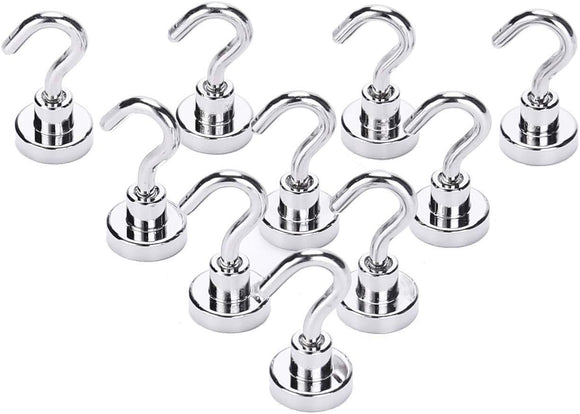 NNEDSZ Strong Rare Earth N38 Neodymium Magnetic Hanger Holder 10kg Magnet Hooks