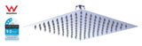 NNEDSZ Shower Head Square 304SS Polished Chrome Finish