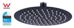 NNEDSZ Shower Head Round 304SS Electroplated Matte Black Finish
