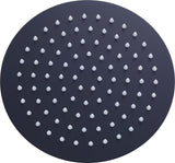 NNEDSZ Shower Head Round 304SS Electroplated Matte Black Finish