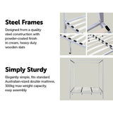 NNEDSZ 4 Four Poster King Bed Frame