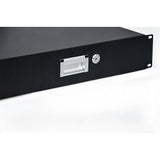 NNEDSZ 19" Rack Mount 2U Steel Plate DJ Drawer Equipment Cabinet Locking Lockable