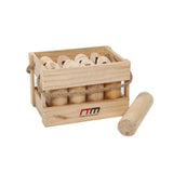 NNEDSZ Number Toss Wooden Set Outdoor Games with Carry Case