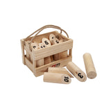 NNEDSZ Number Toss Wooden Set Outdoor Games with Carry Case