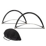 NNEDSZ Pair of Soccer Football Goals 180cm Pop Up Portable Quick Set Up