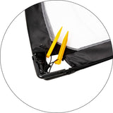 NNEDSZ Pair of Soccer Football Goals 180cm Pop Up Portable Quick Set Up