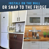 NNEDSZ 51cm Strong Magnetic Wall Mounted Kitchen Knife Magnet Bar Holder Display Rack Strip