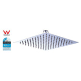 NNEDSZ 300mm Shower Head Square 304SS Polished Chrome Finish