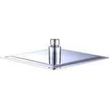 NNEDSZ 300mm Shower Head Square 304SS Polished Chrome Finish