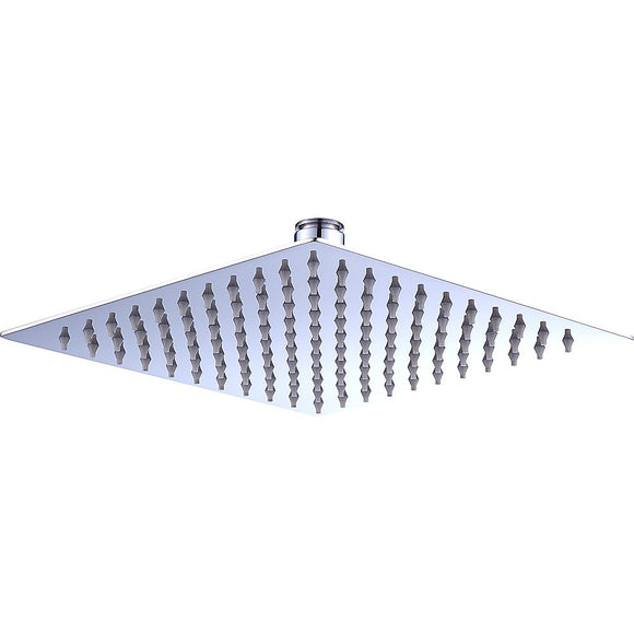 NNEDSZ 300mm Shower Head Square 304SS Polished Chrome Finish