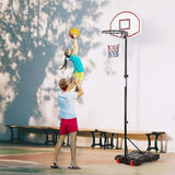 NNEDSZ Basketball Ring Hoop Height Adjustable Portable Set