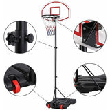 NNEDSZ Basketball Ring Hoop Height Adjustable Portable Set