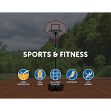 NNEDSZ Basketball Ring Hoop Height Adjustable Portable Set