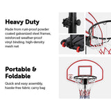 NNEDSZ Basketball Ring Hoop Height Adjustable Portable Set