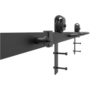 NNEDSZ 1.8m Sliding Barn Door Hardware Heavy Duty Sturdy Kit