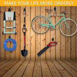 NNEDSZ 12-Pack Wall Mount Garage Hooks Tool Storage Workshop Organiser Heavy Duty Steel