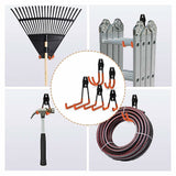 NNEDSZ 12-Pack Wall Mount Garage Hooks Tool Storage Workshop Organiser Heavy Duty Steel