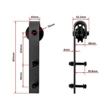 NNEDSZ 1.8m Sliding Barn Door Hardware