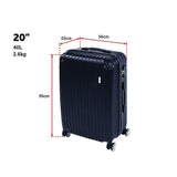 NNEDSZ Delegate Suitcases Luggage Set 20" 24" 28" Carry On Trolley TSA Travel Bag
