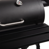 NNEDSZ BBQ Smoker Charcoal Grill Roaster Portable Outdoor Camping Barbecue 2in1