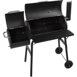 NNEDSZ BBQ Smoker Charcoal Grill Roaster Portable Outdoor Camping Barbecue 2in1